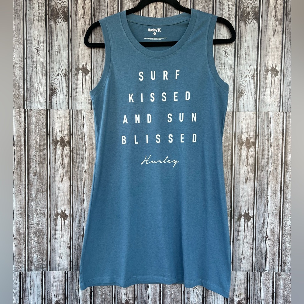 Hurley Blue Sleeveless Mini‎ Dress